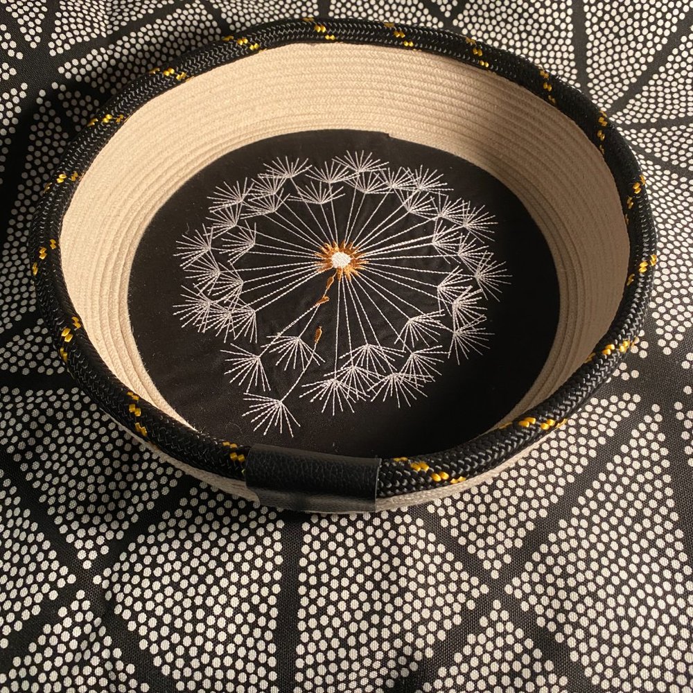 Embroidered Rope Bowl - Picture 3 of 3